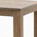 Whitewashed reclaimed teak dining table legs detail