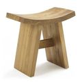 Reclaimed teak bath stool