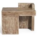 Rustic bedside table  front view