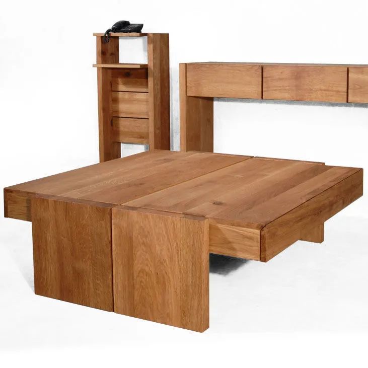 Reclaimed teak coffee table details