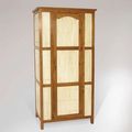Teak bamboo armoire 1 doors
