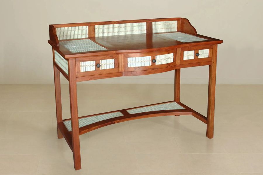Teak bamboo dressing table