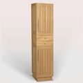 Bathroom closet teak wood 2 doors right hinges