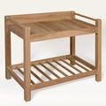 Bathroom washstand wood top