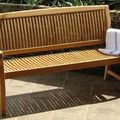Garden bench flat packing