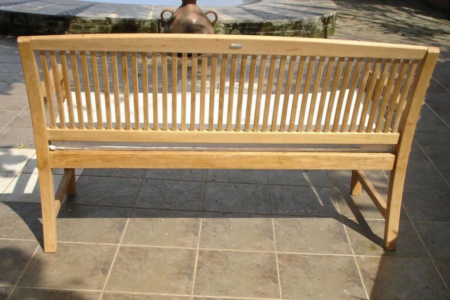 Garden bench  backrest slats