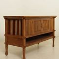 Teak trellis buffet 2 doors