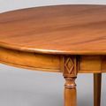 Ushant dining table top leaf detail