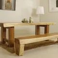 Live edge dining furniture