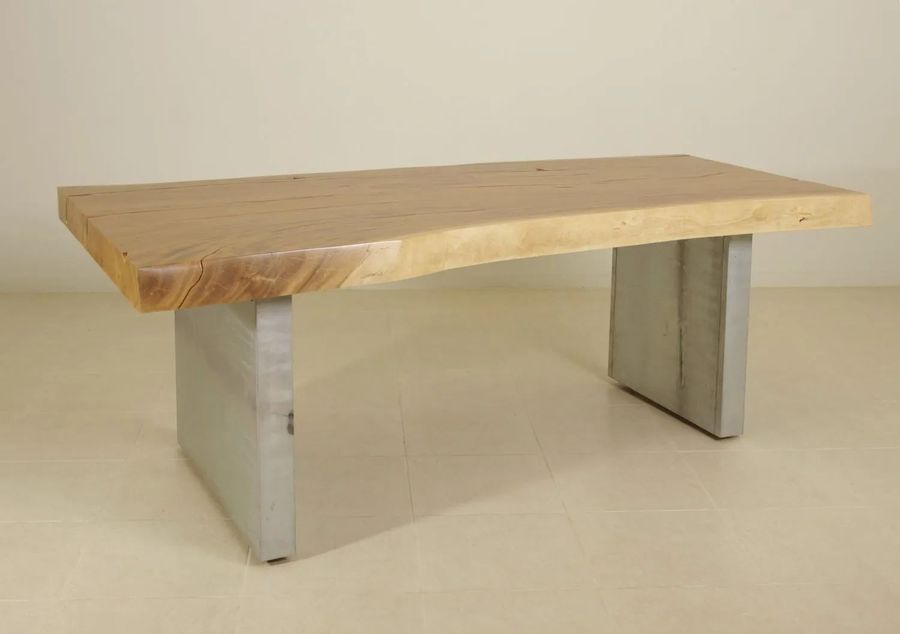 Live edge single slab  dining table